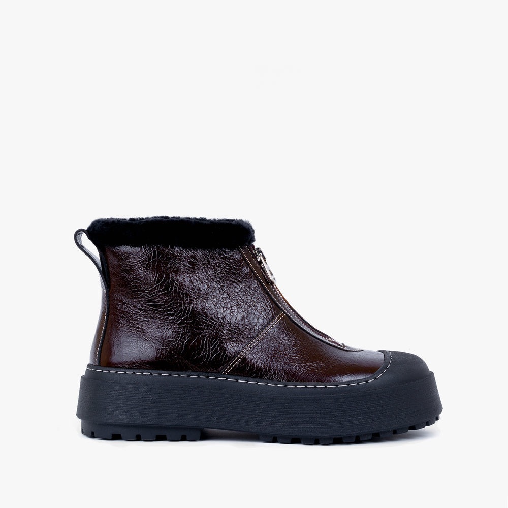 LABUCQ Teddy Boot Walnut, Size 39